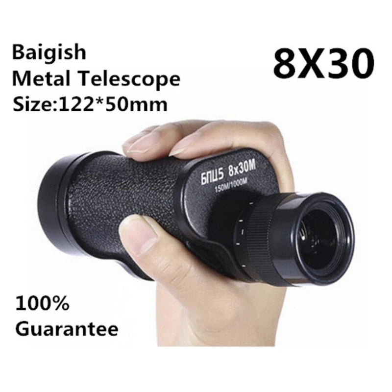 Russian Military Monocular: Metal Construction, Bak4 HD, FMC Coated, Night Vision - Ideal for Hunting and Camping - Man Gifts Shop