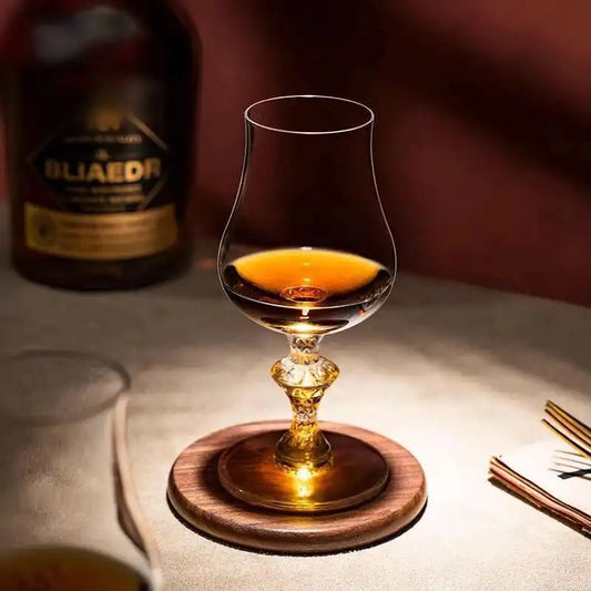 Macallan King's Crystal Whiskey Glass – Luxury Handmade Nosing Goblet for the Distinguished Gentleman