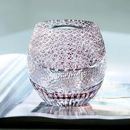 Handmade Edo Kiriko Crystal Whiskey Glass – Premium Japanese Cut Glass for Scotch, Bourbon & Cocktails