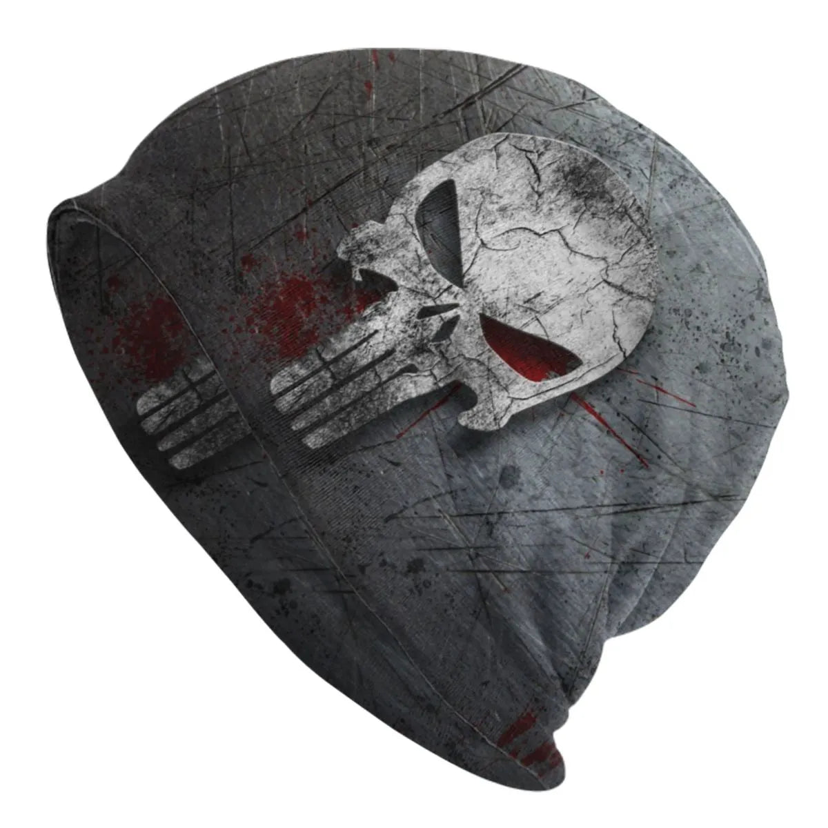 Embrace the Dark Elegance with Heavy Metal Punisher Skull Beanies - Man Gifts Shop