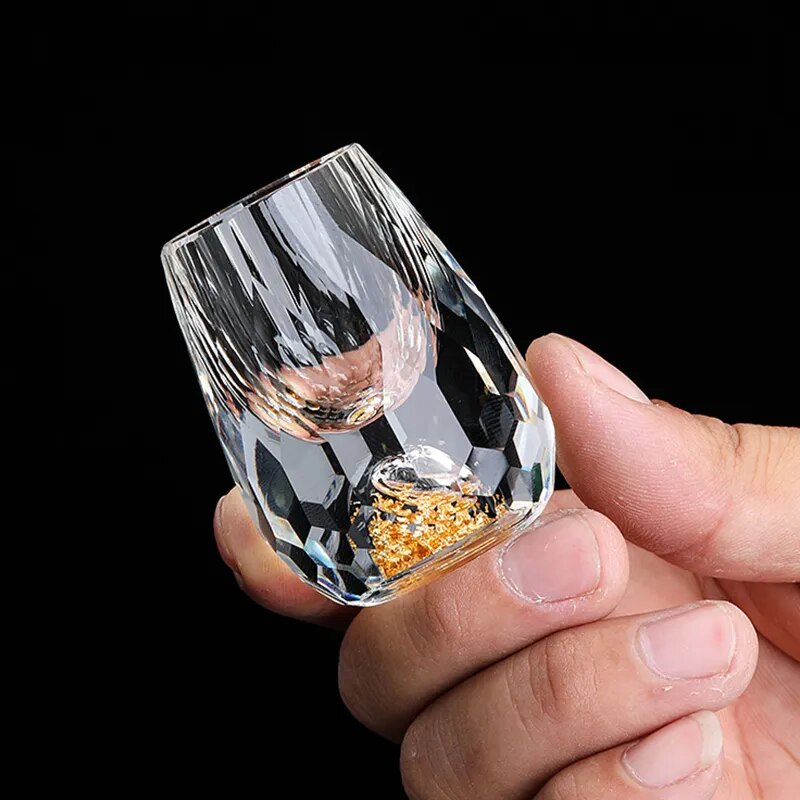 MGS Luxury Crystal Glass Vodka Glass Sake Shochu Glass Bar - Man Gifts Shop