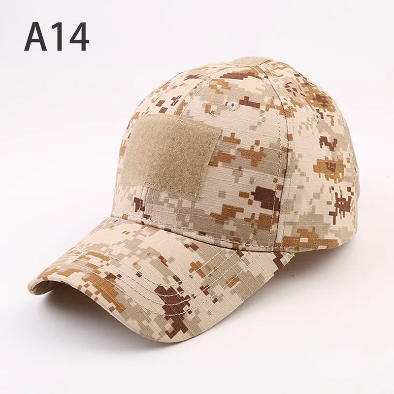 MGS Military Baseball Caps Camouflage Tactical Army Soldier Combat Paintball Adjustable Summer Snapback - Man Gifts Shop