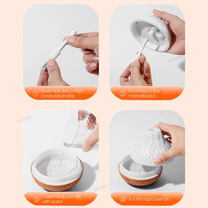 Original Kinscoter 300ML Volcano Air Humidifier – USB Mist Diffuser with 7-Color Light