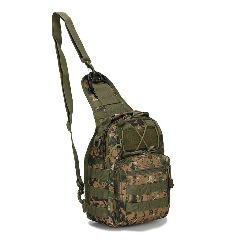 Rugged Tactical Crossbody Chest Bag for Adventurous Men - Man Gifts Shop