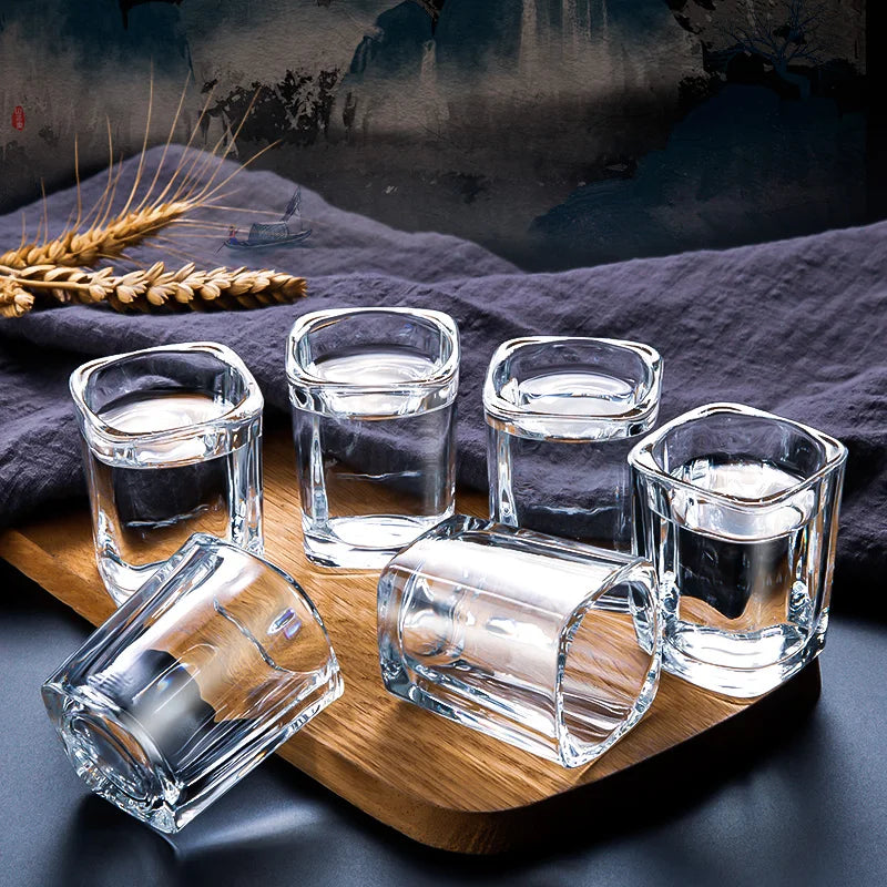 MGS Shot Glass Set with Cup Storage Rack - Man Gifts Shop