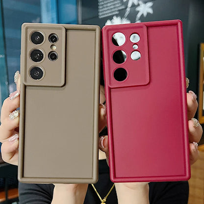 Soft TPU Candy Color Silicone Case for Samsung Galaxy A & S Series  – Ultra Protection & Style (S25)