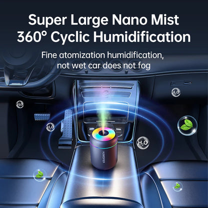 Mini 180ML USB Air Humidifier – Quiet Mist Diffuser with LED Lights