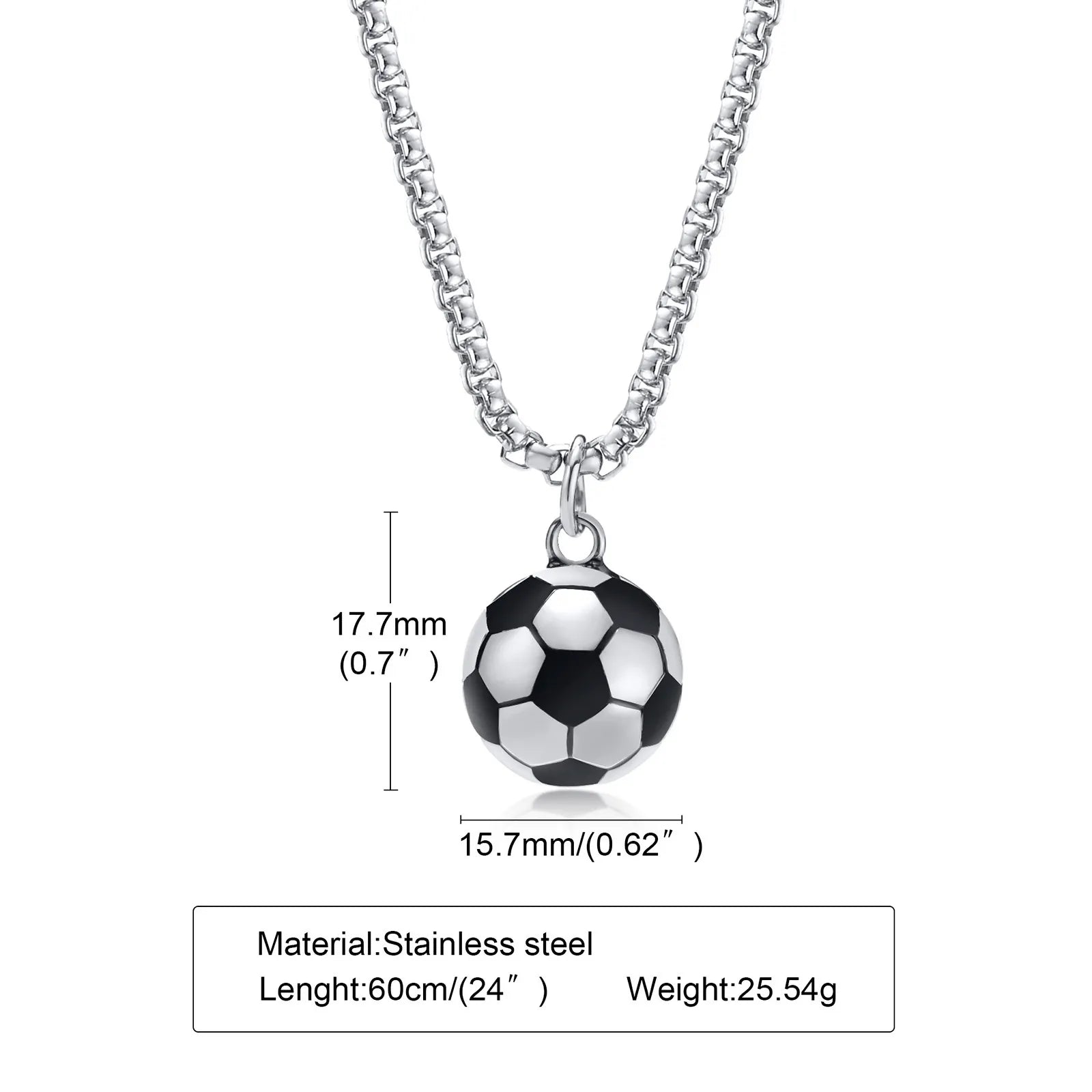 Show Your Football Love with This MGS Badass 3D Stainless Steel Pendant - Man Gifts Shop