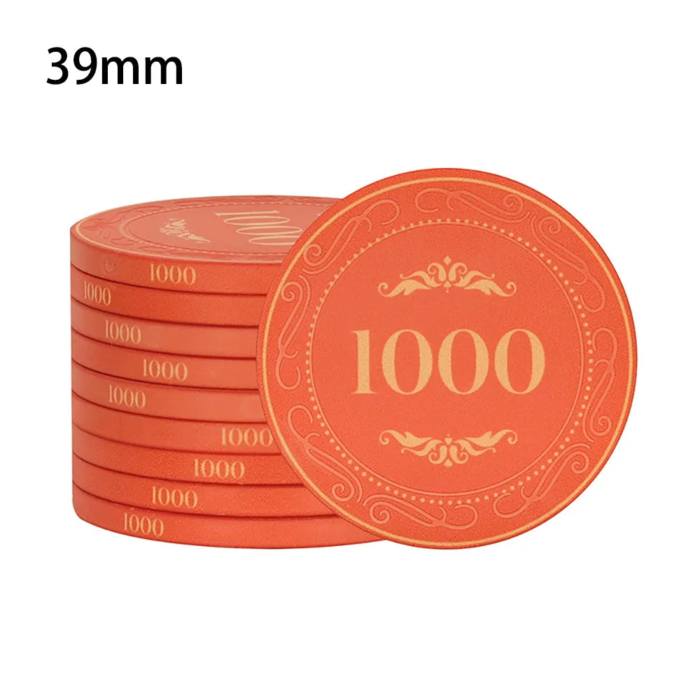 High-Quality 10PCS Ceramic Poker Chips - Man Gifts Shop