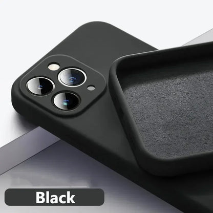 Shock-Proof Silicone Case for iPhone 15 & 16 Series – Soft, Stylish, and Protective