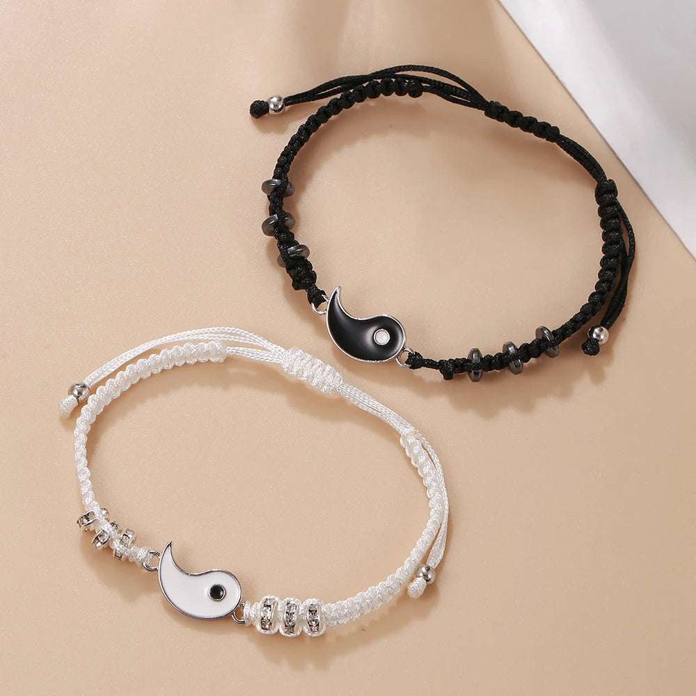 Enchanting Yin Yang Couple Bracelets – Perfect Matching Gifts for Lovers