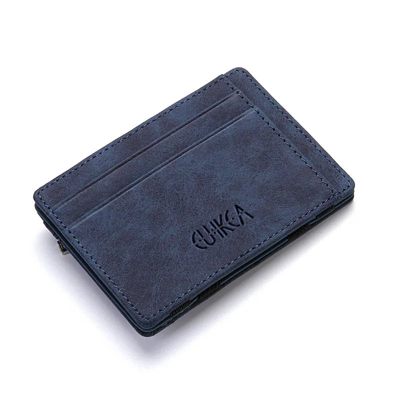 Mini Card Holder Wallet: Quality PU Leather - Man Gifts Shop