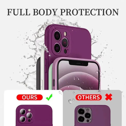 Shock-Proof Silicone Case for iPhone 15 & 16 Series – Soft, Stylish, and Protective