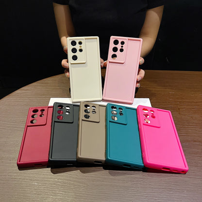Soft TPU Candy Color Silicone Case for Samsung Galaxy A & S Series  – Ultra Protection & Style (S25)