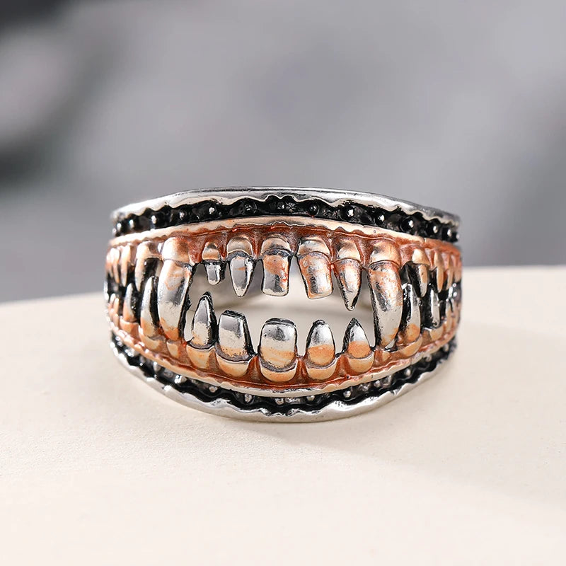 MGS Devil Tooth Open Zinc Alloy Ring