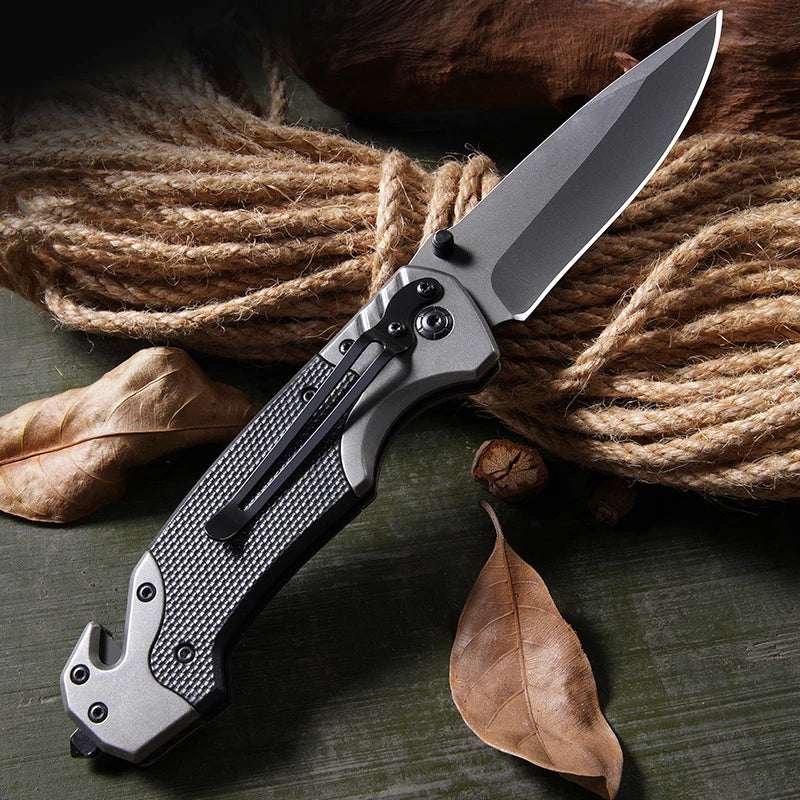 MGS Portable High - Hardness Stainless Steel EDC Camping Pocket Knife - Man Gifts Shop