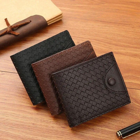 Woven Pattern Wallet - Man Gifts Shop