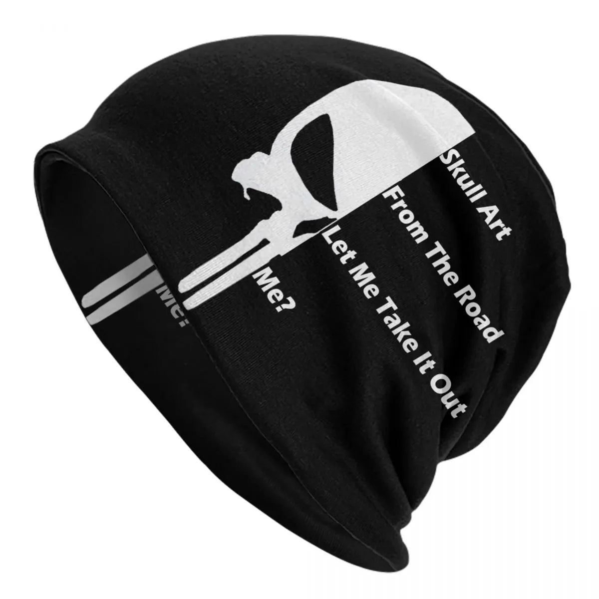 Embrace the Dark Elegance with Heavy Metal Punisher Skull Beanies - Man Gifts Shop