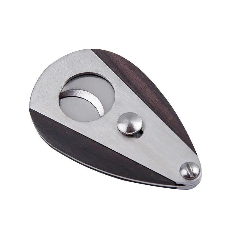 High-Quality Wooden Cigar Cutter with Sharp Blade - Man Gifts Shop