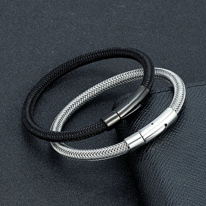 Minimalist Waterproof Steel Wire Cuff Bracelet – Classic Stainless Steel Charm Jewelry Gift