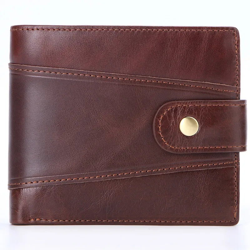 MGS Men's Wallet Rfid Vintage Genuine Leather - Man Gifts Shop