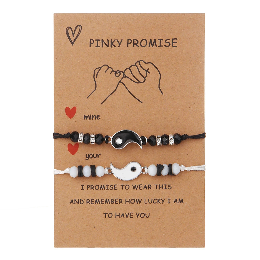 Enchanting Yin Yang Couple Bracelets – Perfect Matching Gifts for Lovers