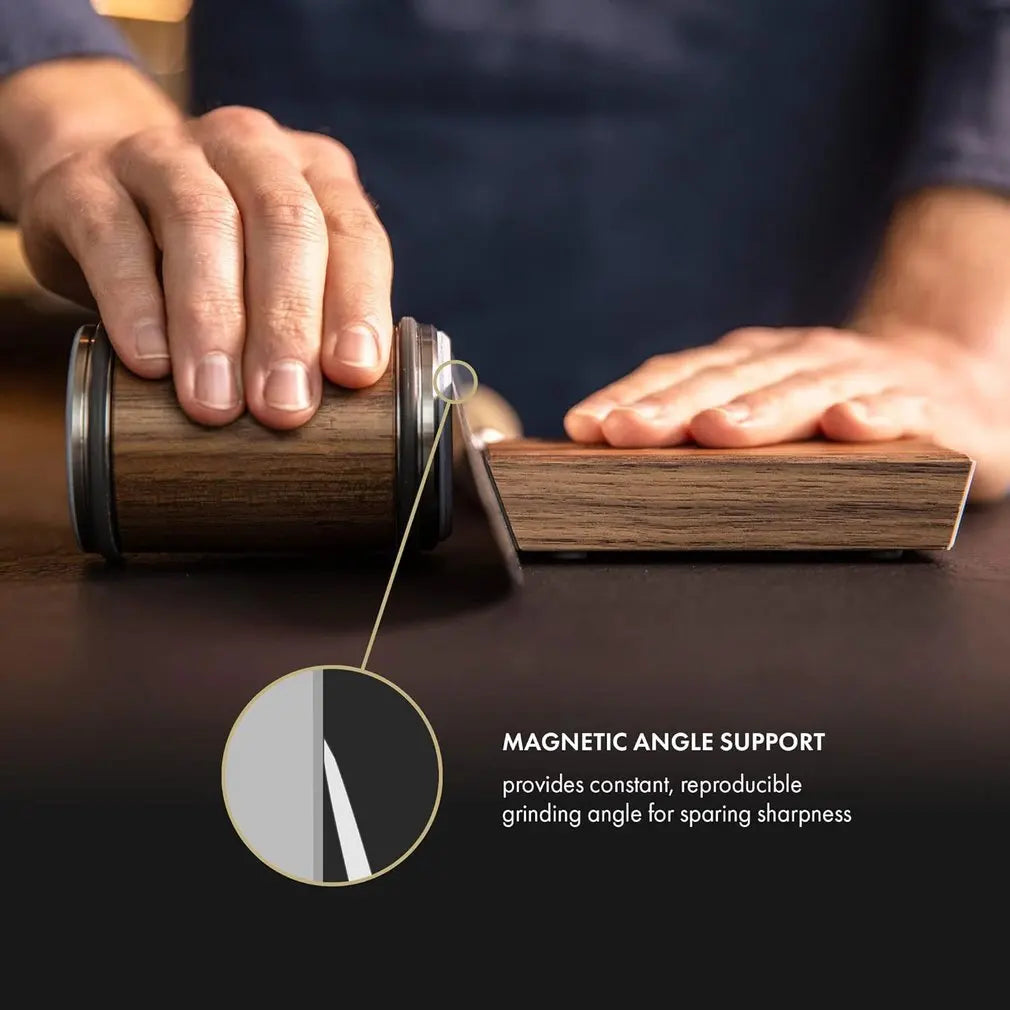 Rolling Knife Sharpener Kit For Straight Edge With Industry Diamonds