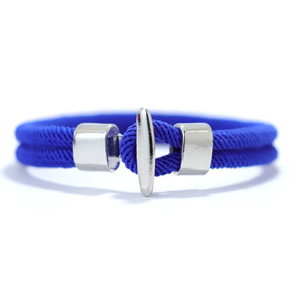 51Luckind Milan Rope Anchor Bracelet – Handmade Cotton Survival Jewelry for Men & Women