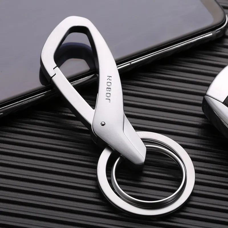 High-Quality Creative Double Ring Metal Zinc Alloy Key Chain - Man Gifts Shop