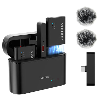 Capture Crisp Audio Anywhere with the Vernee M1 Wireless Lavalier Microphone