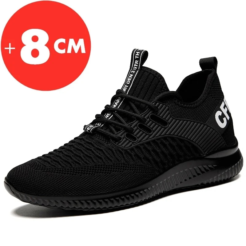 Men's Height Increase Elevator Sneakers | 8cm Height Boost