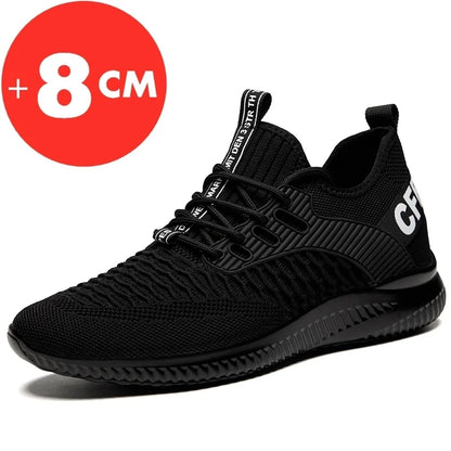 Men's Height Increase Elevator Sneakers | 8cm Height Boost