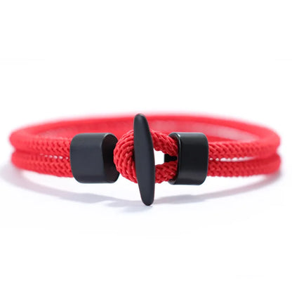 51Luckind Milan Rope Anchor Bracelet – Handmade Cotton Survival Jewelry for Men & Women