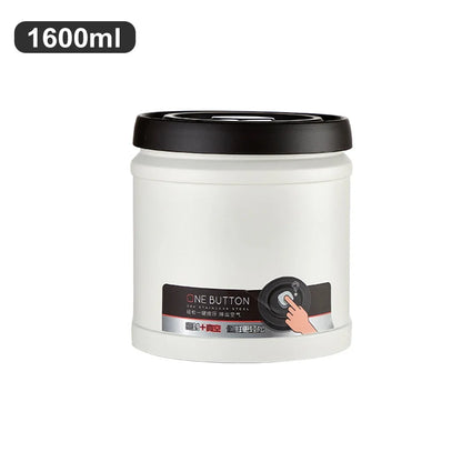 Stainless Steel Vacuum Sealed Coffee Canister – Airtight Food Storage