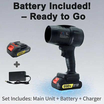 21V Cordless Turbo Blower with 1000W Power and 550g Thrust