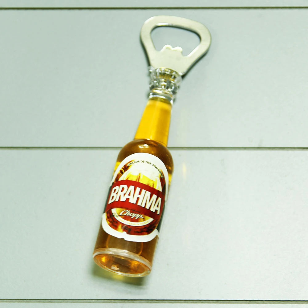 Retro Vibes: Creative Beer Bottle Opener - Personalized Bar Decoration with Mini Home Beverage Opener, Refrigerator Magnetic Tape Driver - Man Gifts Shop