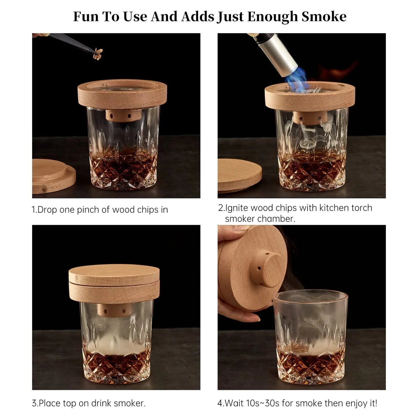 Ultimate Flavor Exploration: Cocktail Smoker Kit for Whiskey, Cheese, and Flavorful Drinks