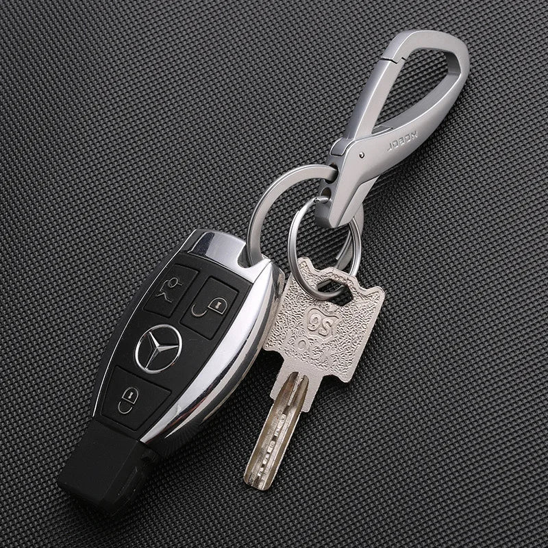 High-Quality Creative Double Ring Metal Zinc Alloy Key Chain - Man Gifts Shop