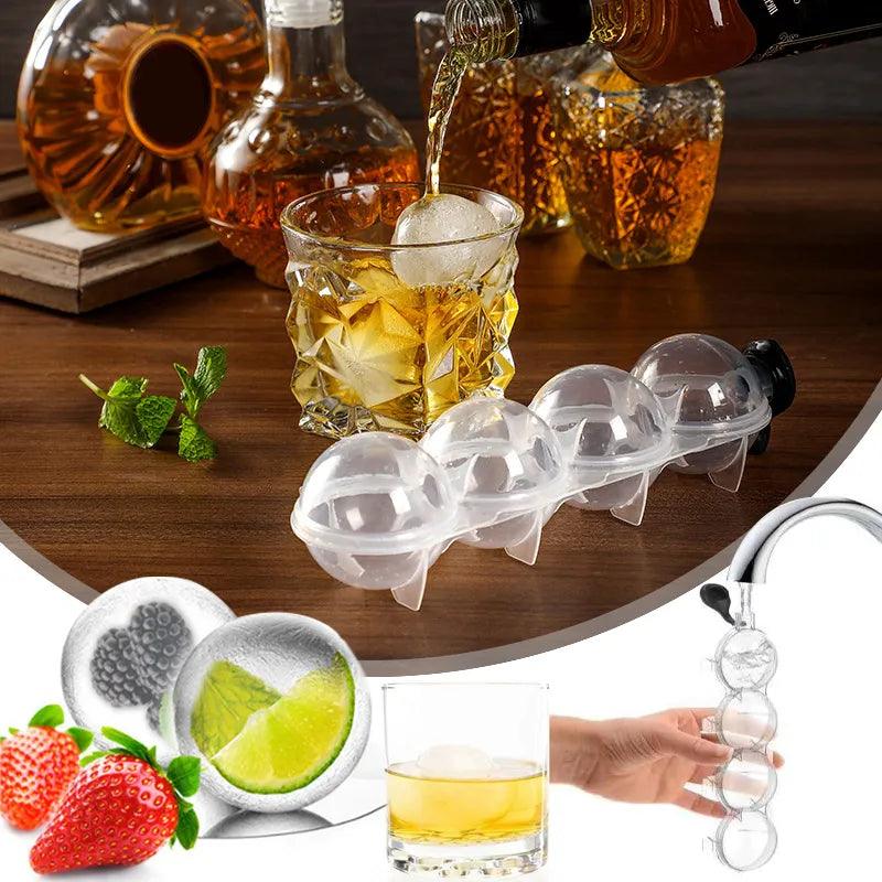 4 Hole Ice Cube Makers Mold - Man Gifts Shop