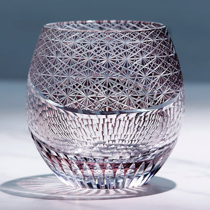 Handmade Edo Kiriko Crystal Whiskey Glass – Premium Japanese Cut Glass for Scotch, Bourbon & Cocktails