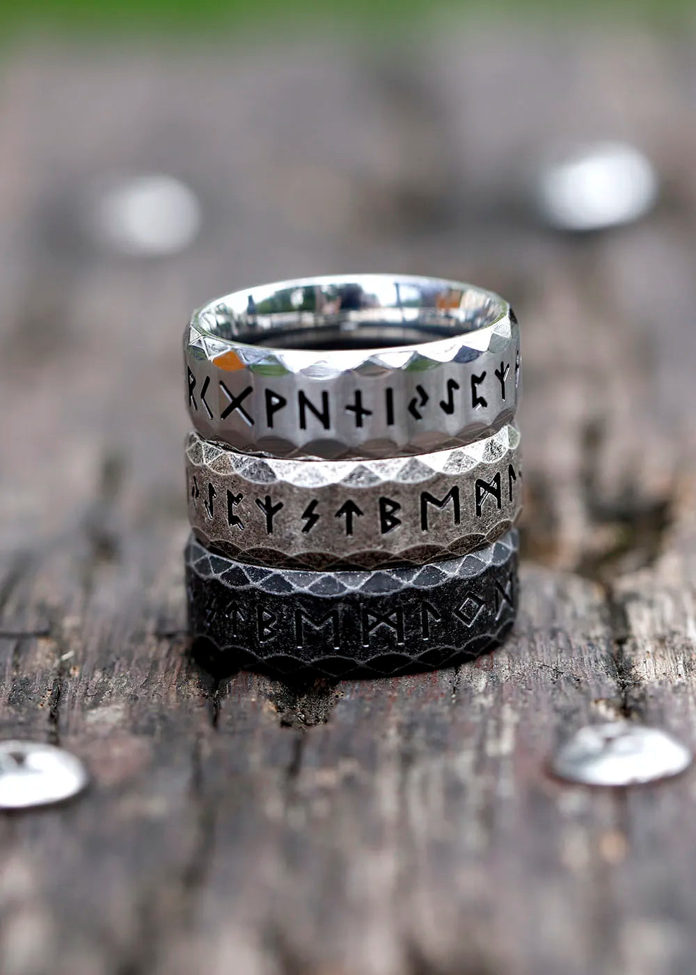 Men's 316L Stainless-Steel Retro Odin Viking Ring - Man Gifts Shop