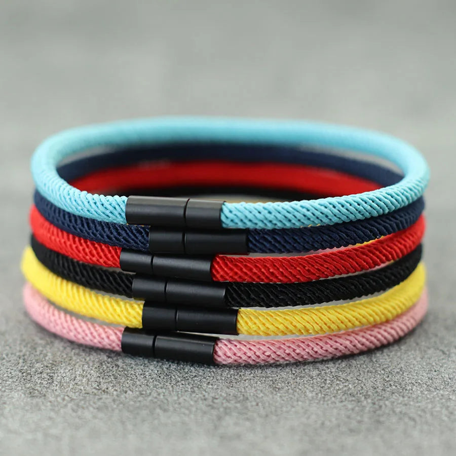 Simple Style Lucky Rope Bracelet - Unisex | Available in Multiple Colors & Sizes | Nautical Wrap Bracelet | Friendship Bracelet