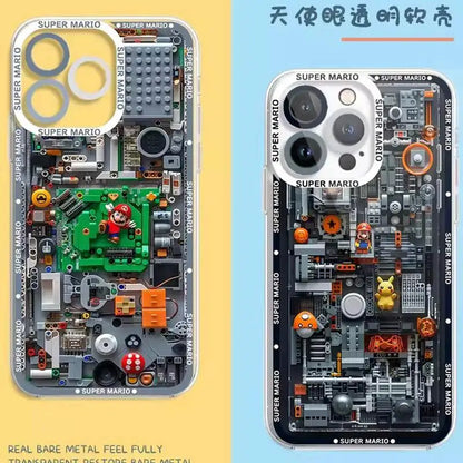 Super Mario Bros Silicone Case for iPhone 15 Pro Max, 16, 14  – Fun, Retro Style Meets Everyday Protection