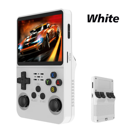 R36S Retro Handheld Video Game Console – Open Source, 3.5" IPS Screen, 64GB Storage