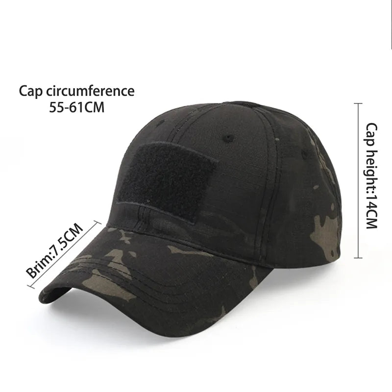 MGS Military Baseball Caps Camouflage Tactical Army Soldier Combat Paintball Adjustable Summer Snapback - Man Gifts Shop