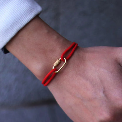 MGS Adjustable Handmade Rope Bracelet for Men – Stainless Steel Buckle & 3mm Beads