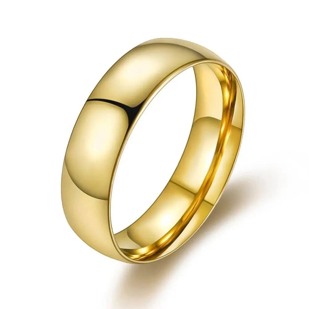 Golden Engagement Wedding Ring For Men - Man Gifts Shop