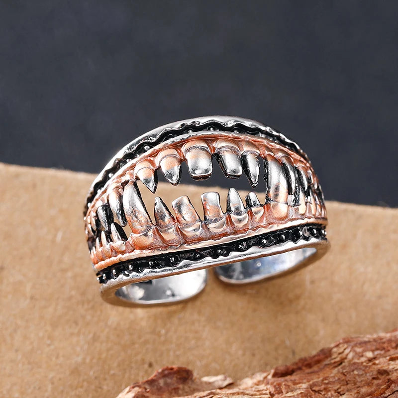 MGS Devil Tooth Open Zinc Alloy Ring