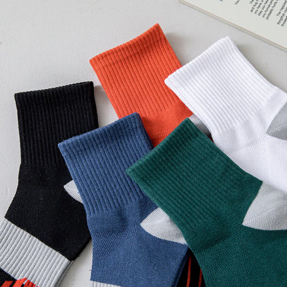 5 Pairs Men’s Cushioned Ankle Socks – Breathable, Athletic & Everyday Ready