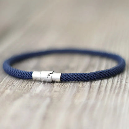 Minimalist Rope Bracelet with Magnetic Clasp – Multiple Colors – Unisex by Knotic